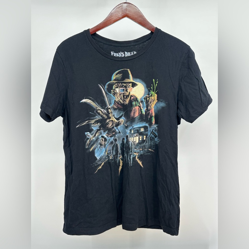 Black Freddy Krueger 3D Graphic T-Shirt